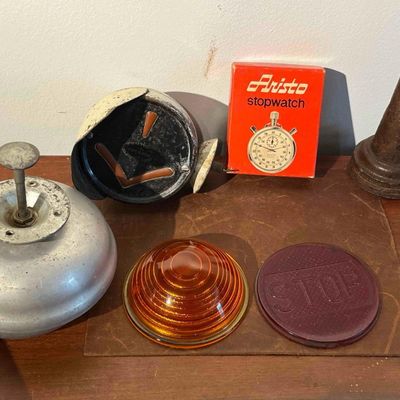 Sale Photo Thumbnail #525: Arrow Signal Light & Apollo Stopwatch