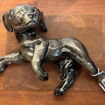 Sale Photo Thumbnail #287: Goebel Ceramic Reclining Labrador Puppy