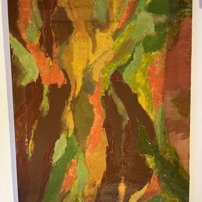 Sale Photo Thumbnail #67: K. Gulp Abstract Expressionist Oil on Canvas