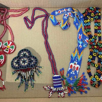 Sale Photo Thumbnail #581: Native American Style Seed Bead Jewelry