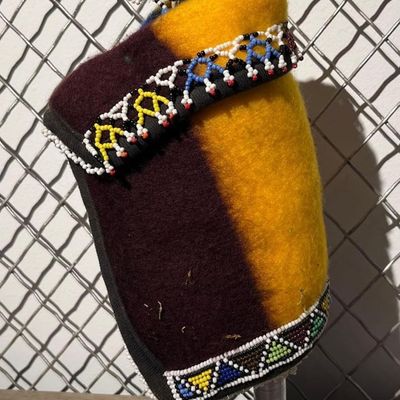 Sale Photo Thumbnail #4: Ndebele Beaded Cloth Figure