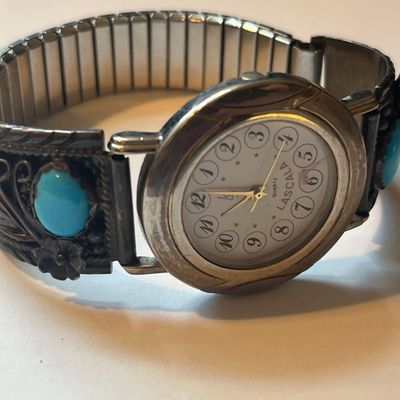 Sale Photo Thumbnail #159: LaScala Watch w/ Spencer Str. Turquoise