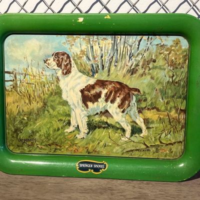 Sale Photo Thumbnail #23: Ole Larsen Springer Spaniel Tin Tray