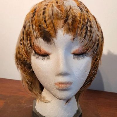 Sale Photo Thumbnail #305: Pheasant Feather Bob Headpiece