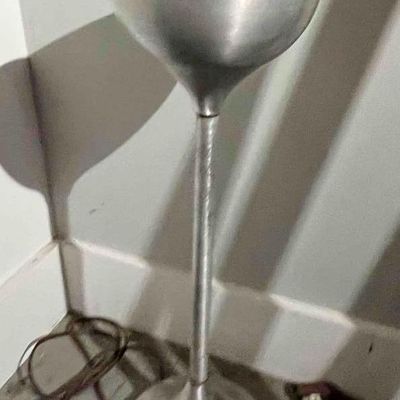 Sale Photo Thumbnail #726: Brushed Aluminum Floor-Standing Ashtray