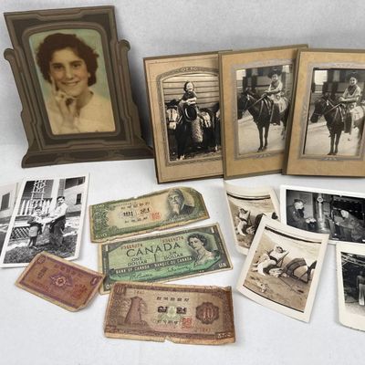 Sale Photo Thumbnail #693: Mid-20th C. Banknotes & Photographs