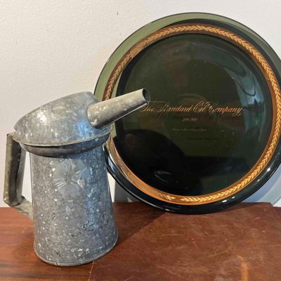 Sale Photo Thumbnail #266: Standard Oil Centennial Plate & Pourer