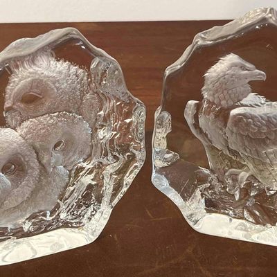 Sale Photo Thumbnail #265: Pair Mats Jonasson Wildlife Sculptures