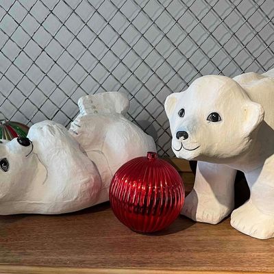 Sale Photo Thumbnail #449: Polar Bear Figurines & Glass Ornaments