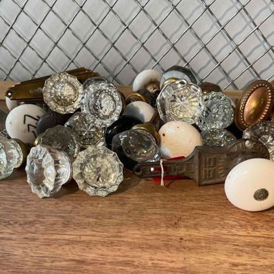 Sale Photo Thumbnail #349: Glass & Porc. Door Hardware