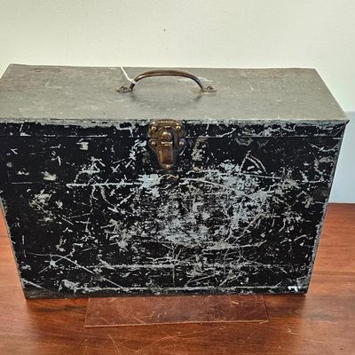 Sale Photo Thumbnail #375: 3-Compartment Galvanized Steel Chest