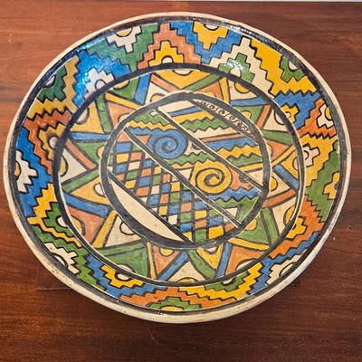 Sale Photo Thumbnail #278: Geometric Earthenware Tripod Bowl