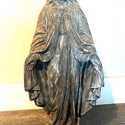 Sale Photo Thumbnail #147: Cast Composite Virgin Mary Sculpture