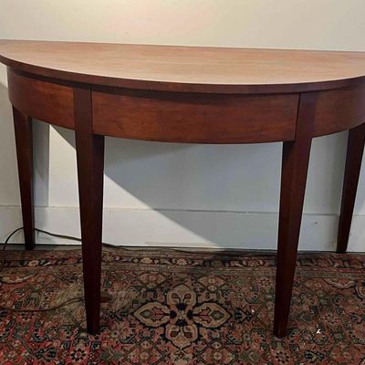 Sale Photo Thumbnail #236: Federal Demi-Lune Flip-Top Card Table