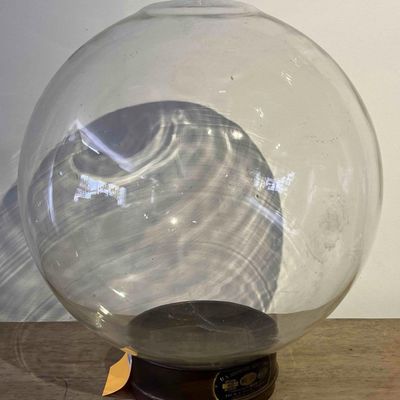 Sale Photo Thumbnail #164: Pyrex & Labglass Globe, W.S. Tyler Base