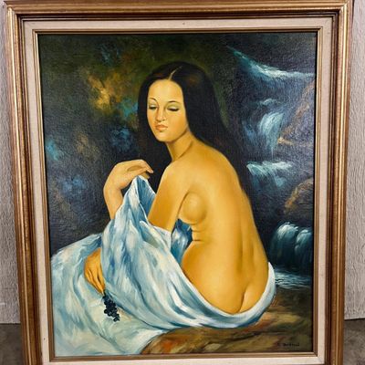 Sale Photo Thumbnail #654: S. Burton Mid-C. O/C Nude w/ Grapes