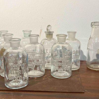 Sale Photo Thumbnail #485: 9 T.C. Wheaton & Wester's Glass Bottles