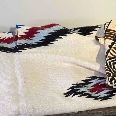 Sale Photo Thumbnail #193: Southwestern Poncho & Polynesian Cloth