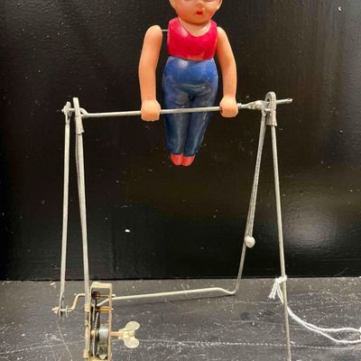 Sale Photo Thumbnail #102: Japanese Wind-Up Gymnast Toy