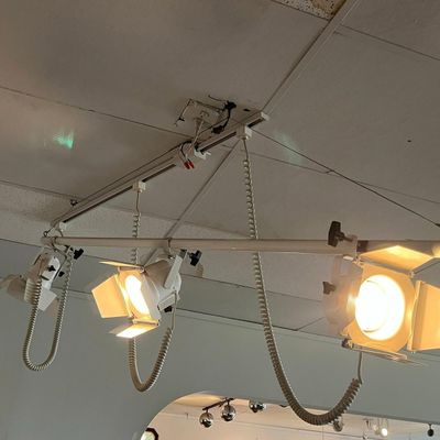 Sale Photo Thumbnail #200: Triple Head Track Light w/ Barn Doors