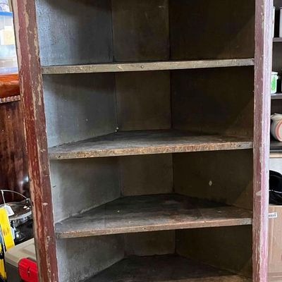 Sale Photo Thumbnail #722: American Primitive Corner Cupboard