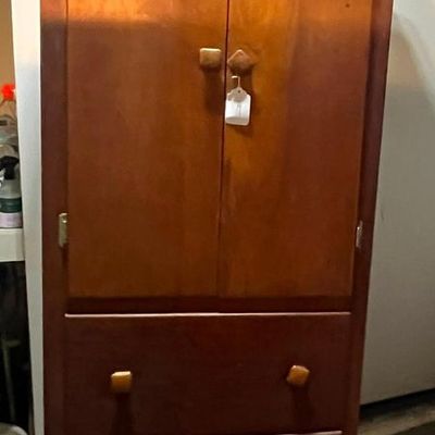 Sale Photo Thumbnail #566: American Mid-Century Cabinet w/ Drawers