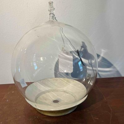 Sale Photo Thumbnail #558: Blown Glass Scientific Globe w/ Base