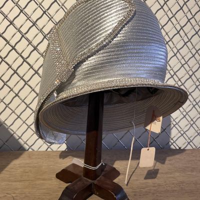 Sale Photo Thumbnail #39: Eve Andrea Scruples Silver Metallic Hat