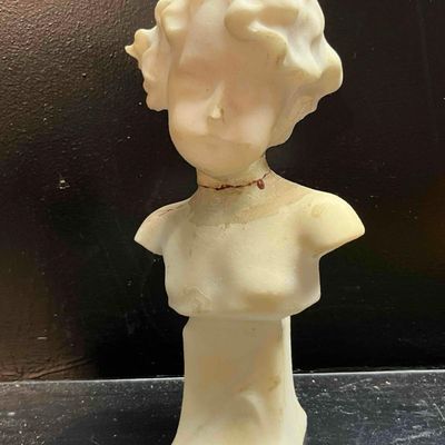 Sale Photo Thumbnail #87: Alabaster Child Portrait Bust
