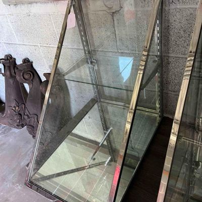 Sale Photo Thumbnail #612: Chrome & Glass Slanted-Front Cases