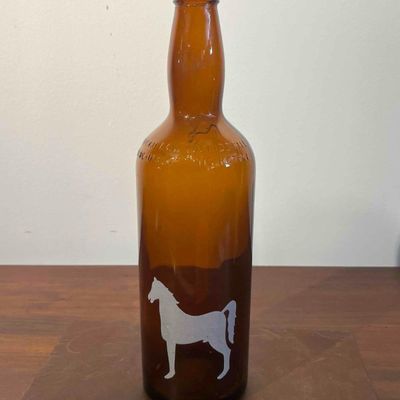 Sale Photo Thumbnail #295: White Horse Distillers Amber Bottle