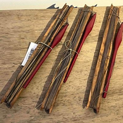 Sale Photo Thumbnail #101: 3 Wood Line Winders & 4 Painted Floats