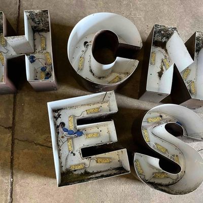 Sale Photo Thumbnail #629: Metal LED Letters