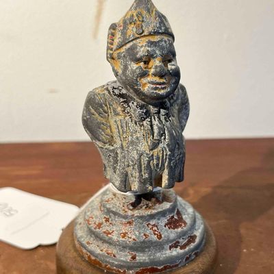 Sale Photo Thumbnail #524: 40 & 8 Fraternal Veteran Metal Figurine