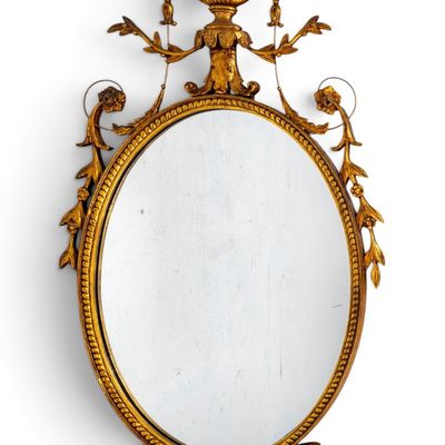 Adams Style Gilt Wall Mirror
