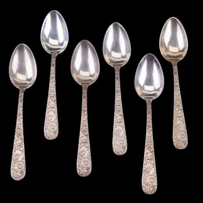 S. Kirk & Son Sterling Silver Teaspoons (6)