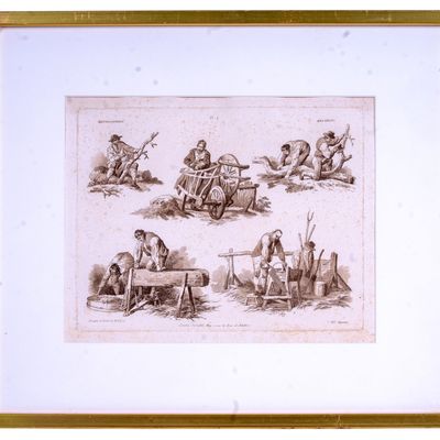 I. Hill Antique Aquatint