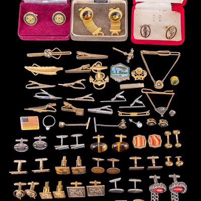Cufflinks, Tie Bars, and More