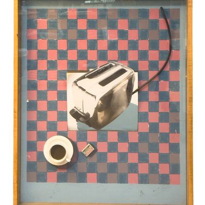 1983 Large Signed Art "Breakfast of Champions"