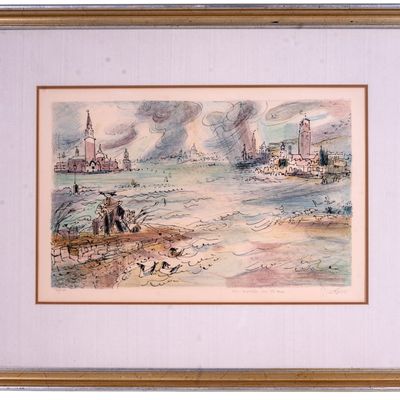 La Montee des Eaux by G. Signac (1913-1980)