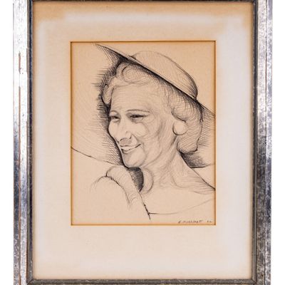 1962 Ernest F. Muehlmatt (Am 1927-2016) Portrait