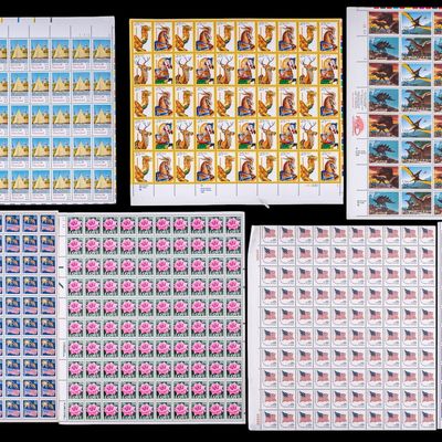 Collectible U.S. Postage Sheets