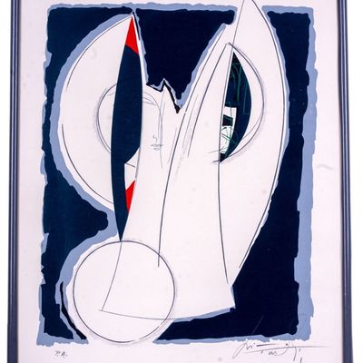 Abstract Artist's Proof Screen Print, Signed