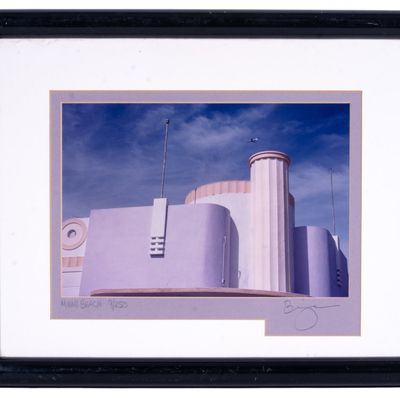 Art Deco Miami Beach Signed & Framed Photo Print