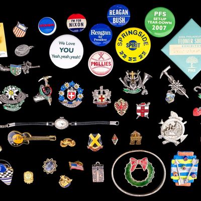 Travel, Political, and Novelty Pins Sterl