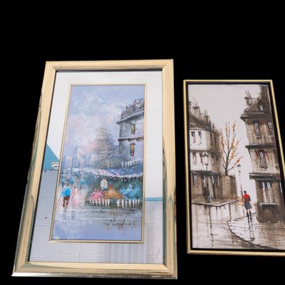 Impressionist Oil on Canvas Cityscapes (2)