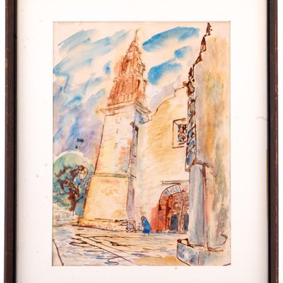 McCarthy 1963 Architectural Watercolor