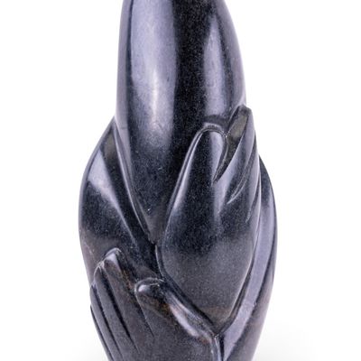 Signed P. Fredy Carved Springstone Shona Sculpture