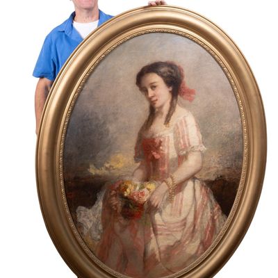 Large 19th Century O/c, Paris