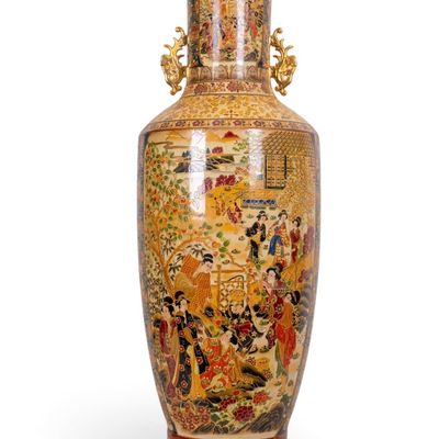 Japanese Porcelain Royal Satsuma Palace Vase